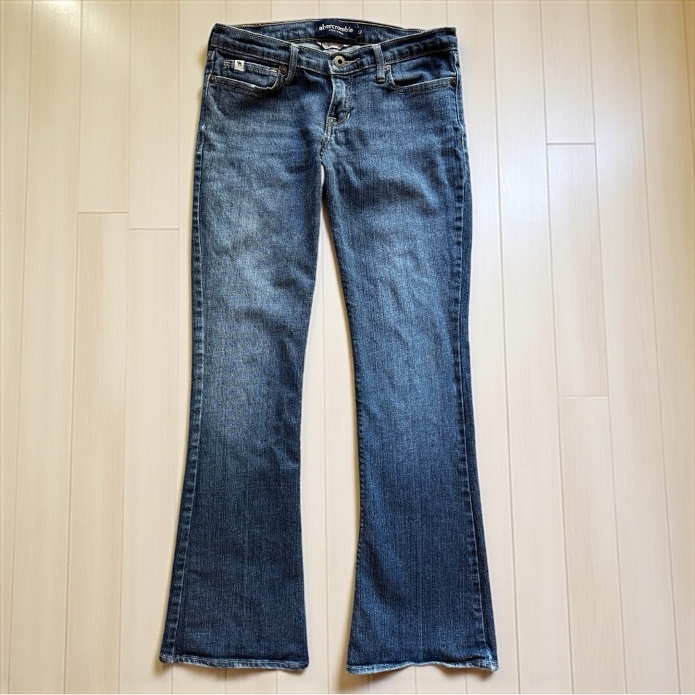 Vintage Abercrombie Mackenzie Stretch Flare Jeans – Size 12 (Fits Like 2/4)